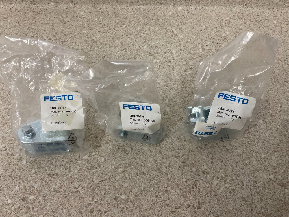 Festo LBN-20/25 006059 NEW (Lot of 3)