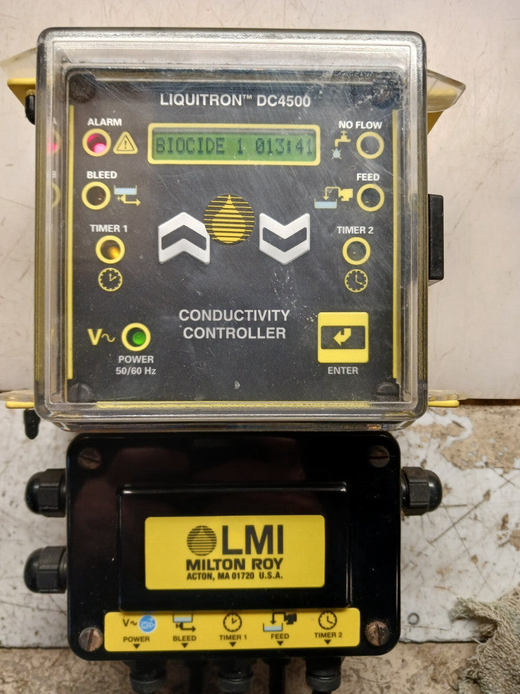 MILTON ROY LMI DC4500-111A METERING PUMP CONDUCTIVITY CONTROLLER