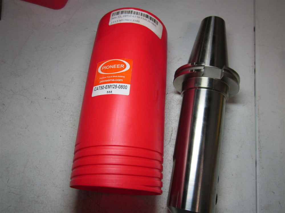 Pioneer (555) CAT50-EM125-0800 High Speed Steel End Mill Holder