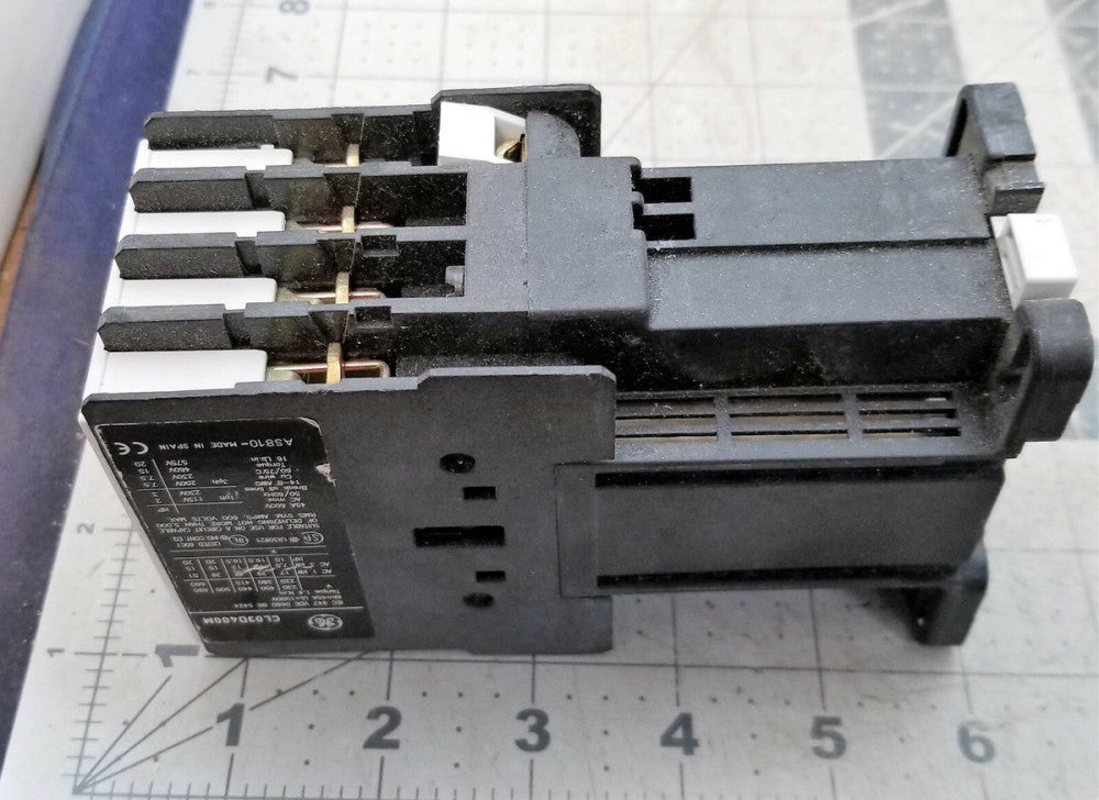 General Electric 2~20 HP 4 Pole Non-Reversing Contactor 24VDC Coil  [B6BA]