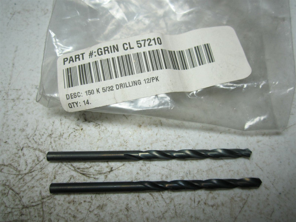 Chicago - Latrobe (57210) 5/32" 118° High Speed Steel Jobber Drill - Pack of 2