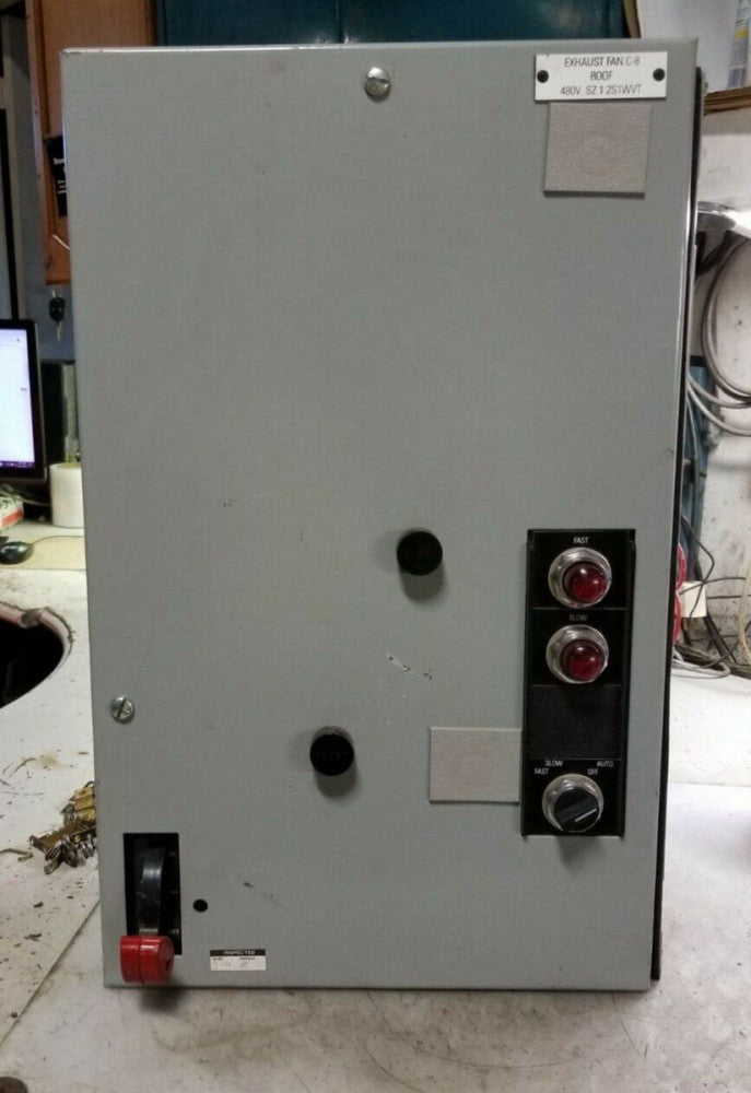 GE 8000 SERIES SIZE 1 REVERSING MCC BUCKET CR309SX#0**BHB 30 AMP BREAKER SWITCH 