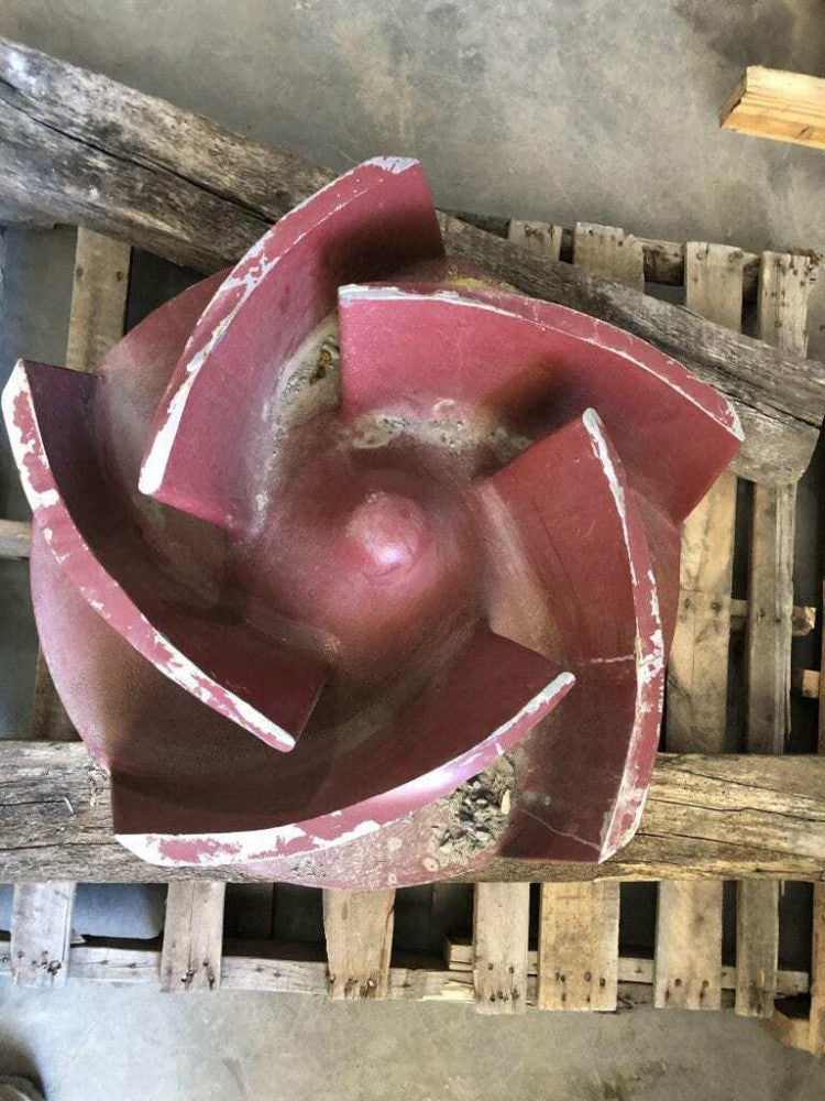 Townley Stainless Steel 5 Vane Slurry Pump Impeller 14" X 16" X 28" 151437