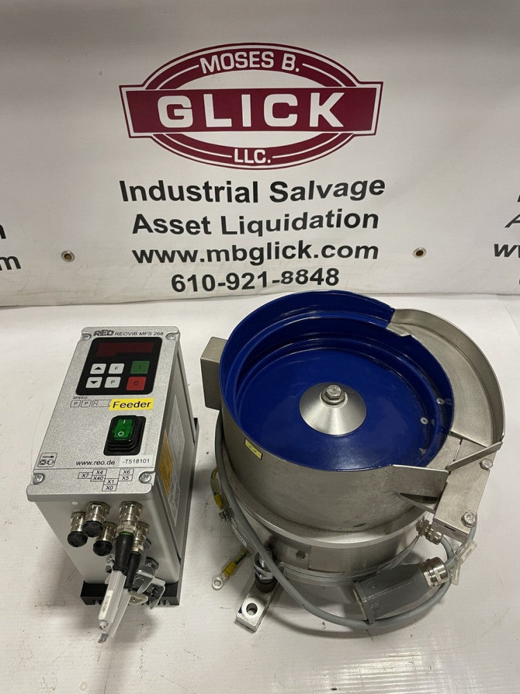 MTA SAR 200 IU Vibratory Feeder Bowl REOVIB MFS 268-6A-IP54 Frequency Converter