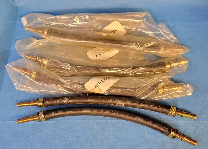 RAM FUEL INJECTION HOSE P/N: 799-15010  OD: 1/2"  OAL: 10-1/2"  (LOT OF 5)