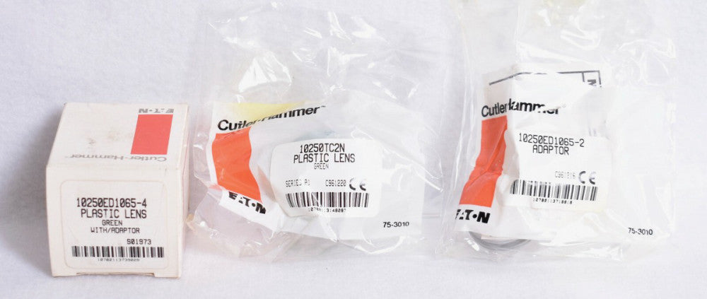 Cutler Hammer White Green & Adapter For Indicator Light  10250ED1065-4