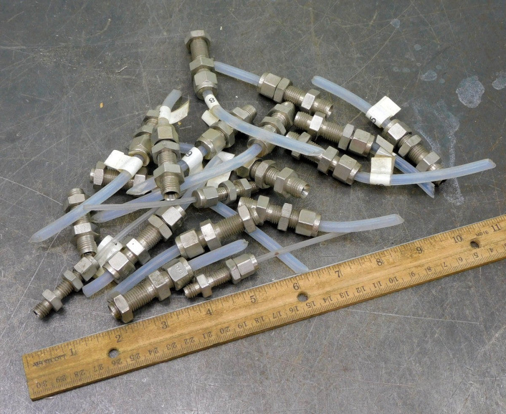 DeVilbiss / Binks Paint Spray Gun Parts Fittings Mixed Large Lot of (1.8 lbs)