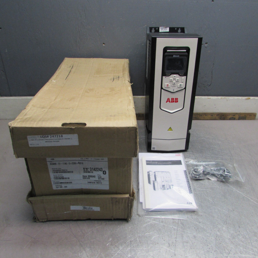 NEW! ABB ACS880-01-11A0-5+E200+N2010,  VFD, 3ph/380-500V/7.5hp, NIB! MAKE OFFER!