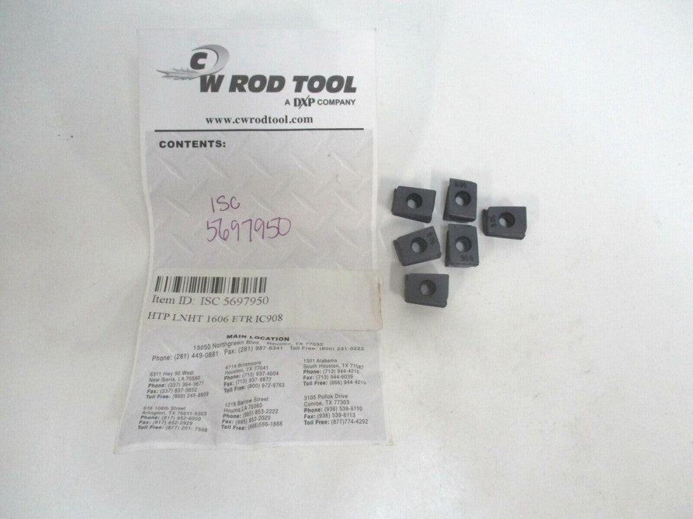 Iscar (5698332) LNMT 1506PN-N MM IC328 Grade Carbide Milling Insert - Pack of 6