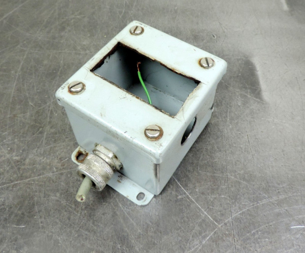 Hoffman E-1PB Push Button Enclosure Stainless Steel 3 -3/8" x 3 -1/8" x 3 -1/8"