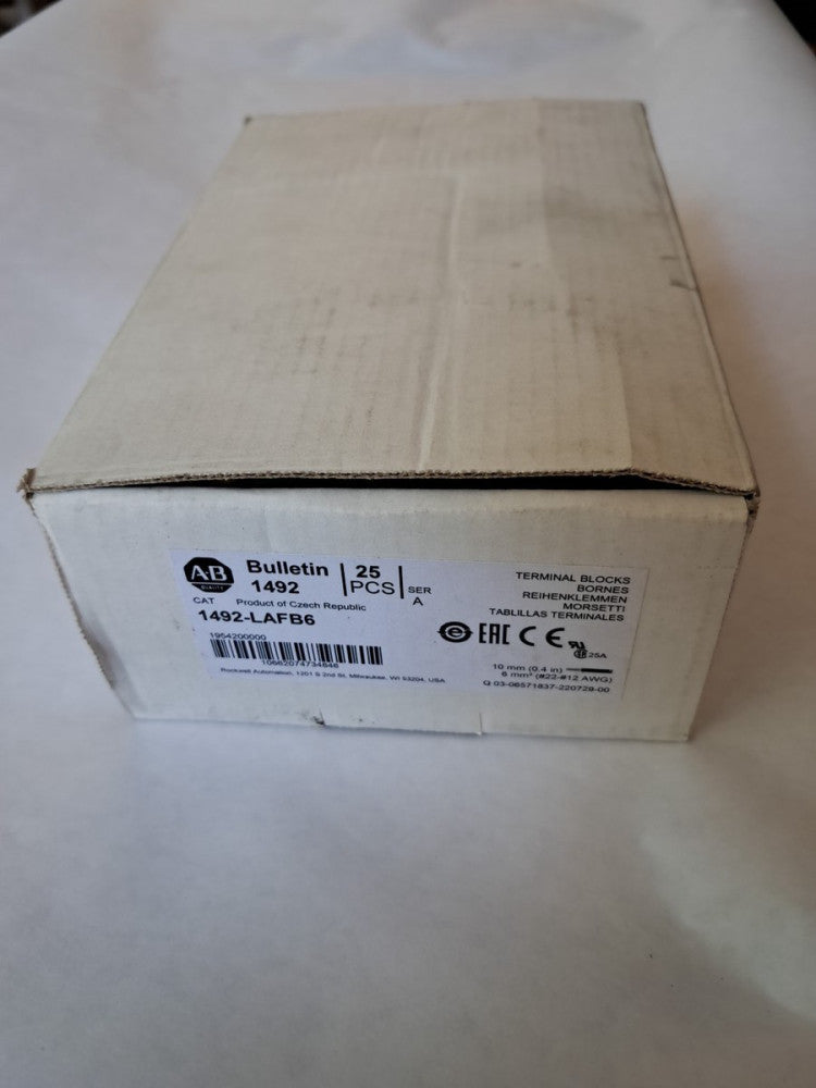 ALLEN BRADLEY 1492-LAFB6 / 1492LAFB6 (BOX Of 25) 