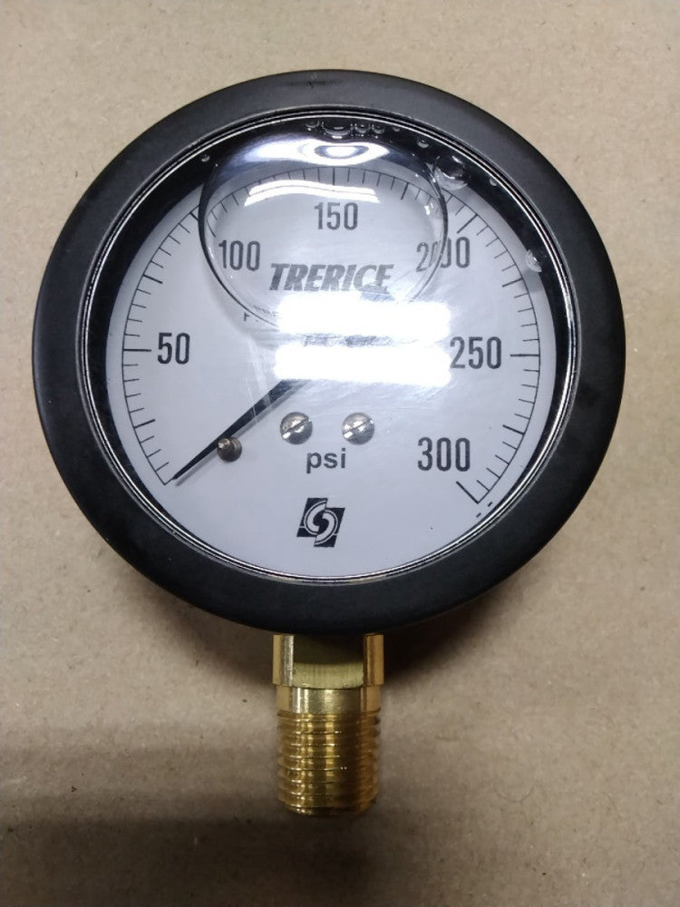 Trerice 800LFB2502LA140 Gauge 2.5" 0-300psi 1/4" Bottom Conn. Liquid Filled G6