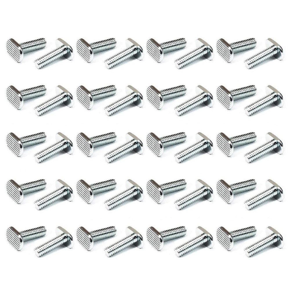 5/16"-18 T Track Bolts - 40 Pack, 1 Inch Long for Universal T Track, Accessor...