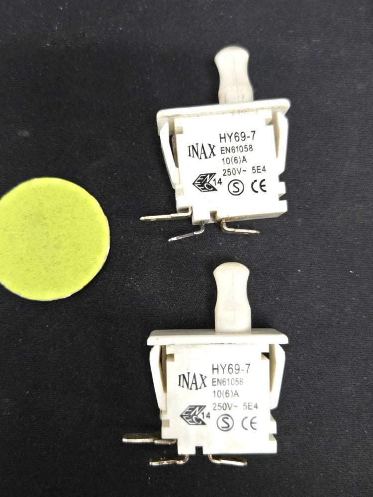 INAX  HY69-7 (789122) EN61058 10(6)A 250V-5E4  LOT OF 2