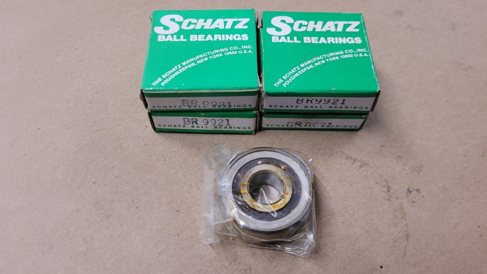 Lot Of 4 Schatz BR9921 Ball Bearings 1/2" Bore 1-3/8" OD