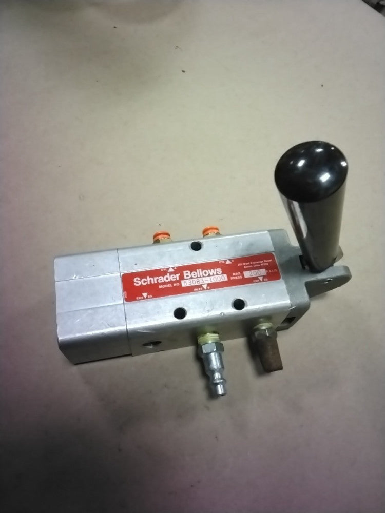 SCHRADER BELLOWS 53083-1000 LEVER OPERATED AIR CONTROL VALVE