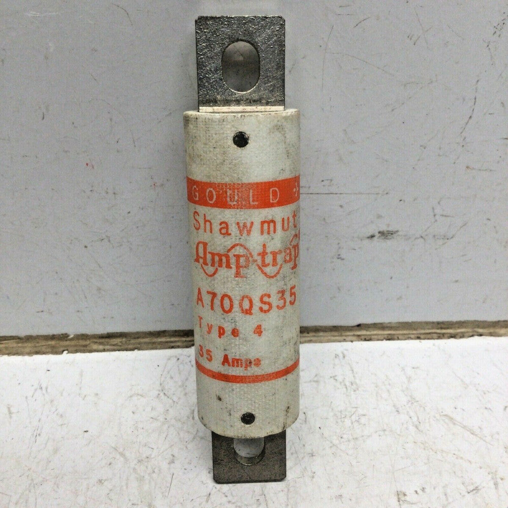 GOULD FERRAZ SHAWMUT A70QS35 AMPTRAP TYPE 4 FUSE 35 AMP 700V AC/DC
