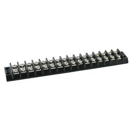 Zoro Select 6Zeh7 Terminal Strip,20A,16 Pole,300Vac