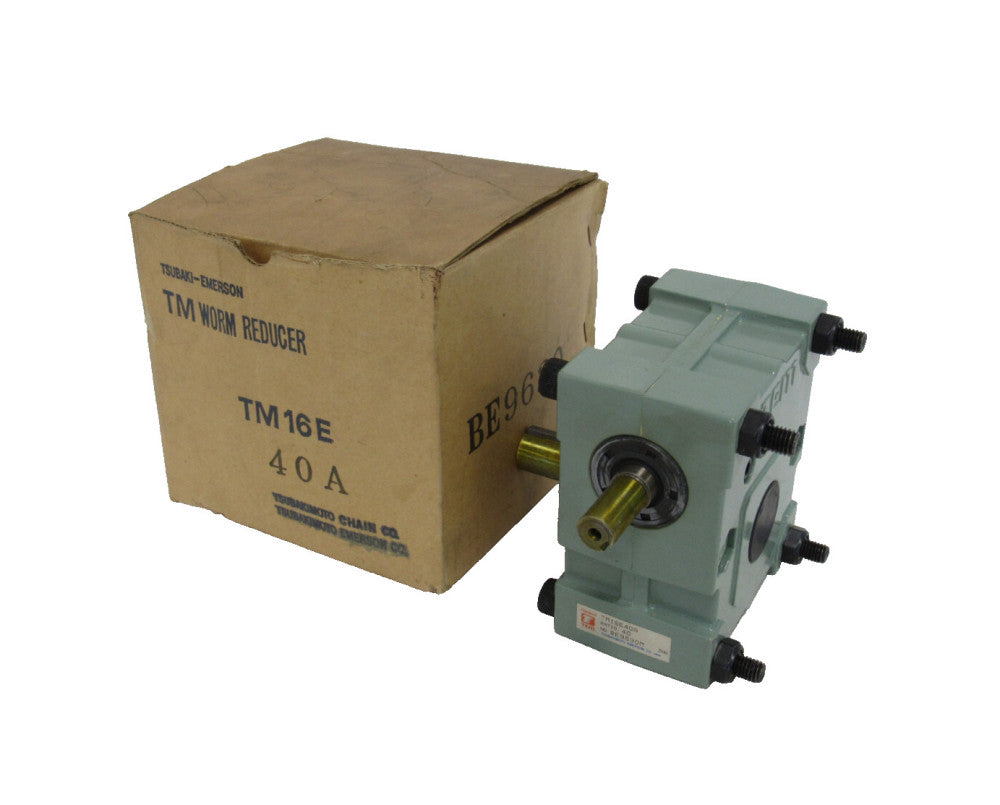 NEW TSUBAKI TM16E GEAR REDUCER 40:1 TM16E40A