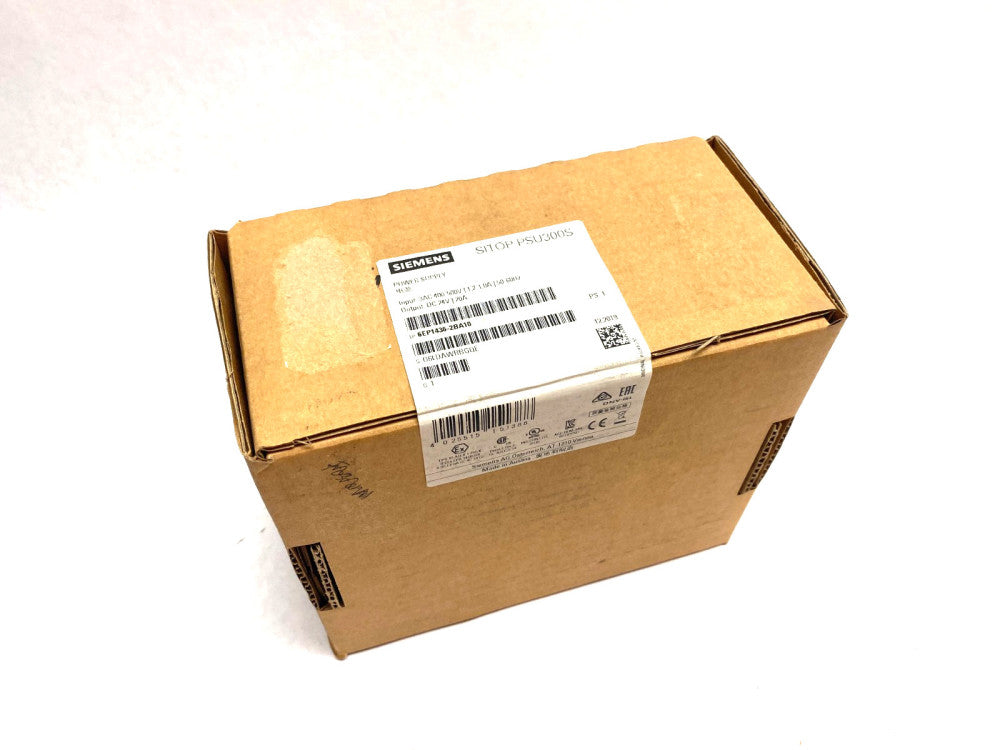 Siemens 6EP1436-2BA10 SITOP PSU300S Stabilized Power Supply, 20A