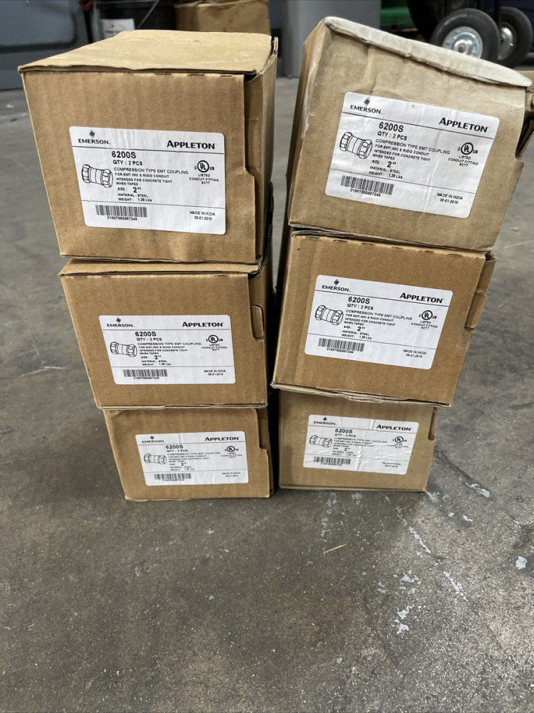 1 BOX Appleton EGS 6200S Steel ETP Compression Coupling 2PC 2'' ~ NEW OLD STOCK