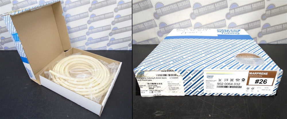 WATSON MARLOW - 902.0064.032 #26 PERISTALIC PUMP MARPRENE TUBING 6.4mm 3.2mm 15m