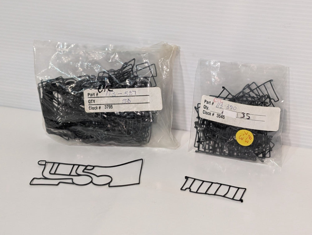 Two bags of Asco 113-370 & 113-587 gaskets as shown, 35 and 50, respectively