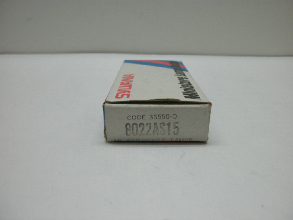 SYLVANIA 8022 MINIATURE LAMP BULBS 5V .021A T1 SUB-MIDGET FLANGE (LOT OF 10) NIB