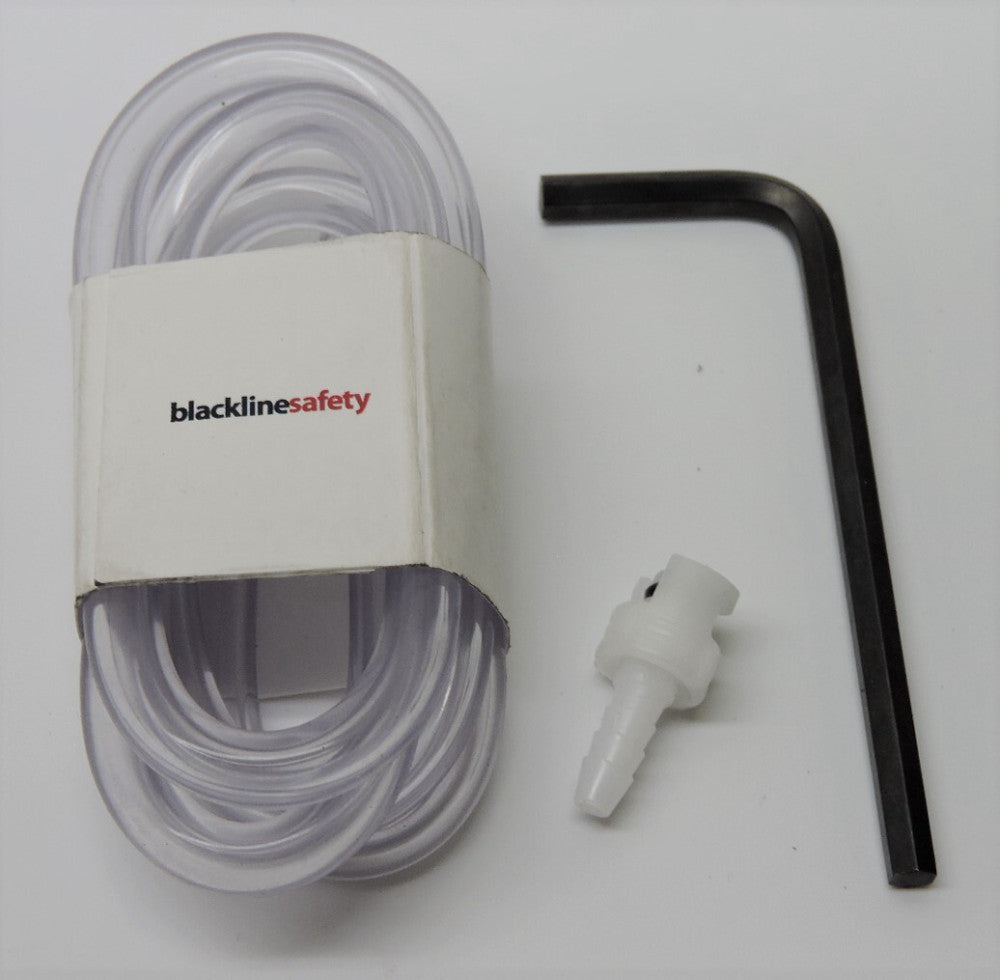 Blackline Safety Tubing ACC-T2 - 2 ft CLEAR HOSE w/ QUICK CONNECTS