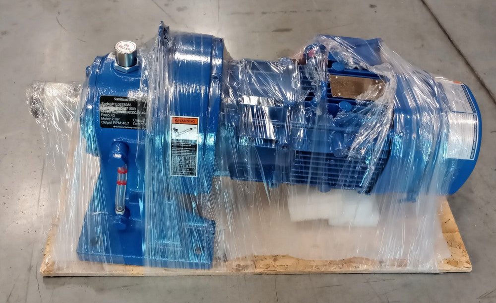 Sumitomo CHHM2-6130C-EP-B-43 Gear Motor 3ph 2hp 230/460V 1730/40.7rpm Ratio 43:1