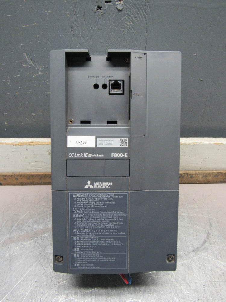 MITSUBISHI F800-E INVERTER FR-F840-00083-E3-N6 3PH 380-500V  XLNT USED TAKEOUT