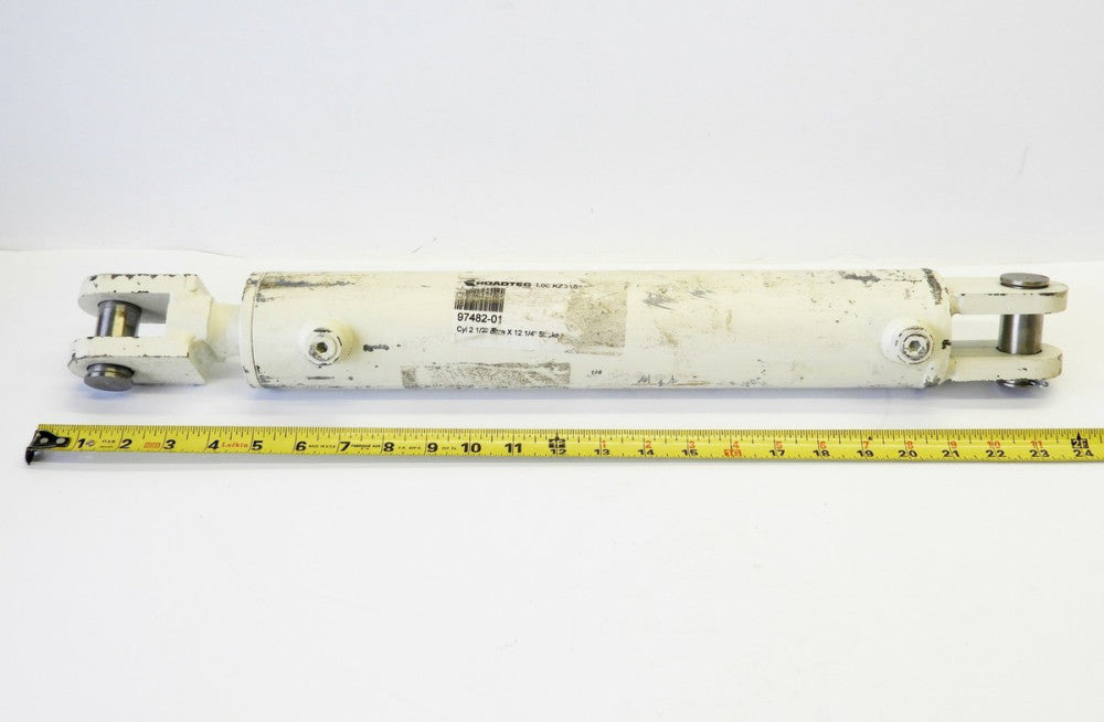 Roadtec 97482-01 Hydraulic Cylinder, Style 2, 2-1/2" Bore x 12-1/4" Stroke