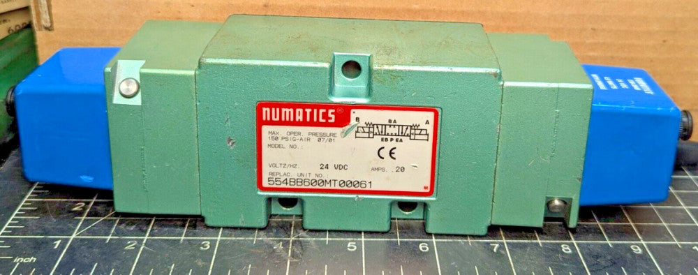 Numatics Solenoid Valve 554BB600MT00061 New Open Shelf Stock [A9B5]