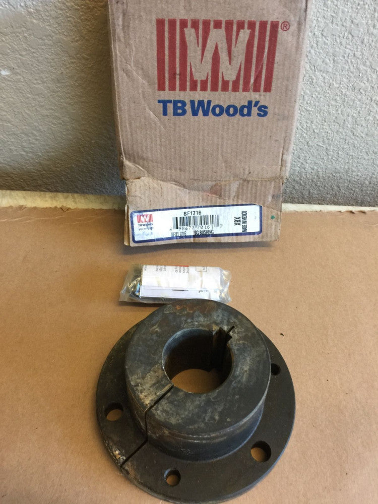 TB WOOD'S SF1716 QD Bushing, Series SF, Bore 1-7/16 In.
