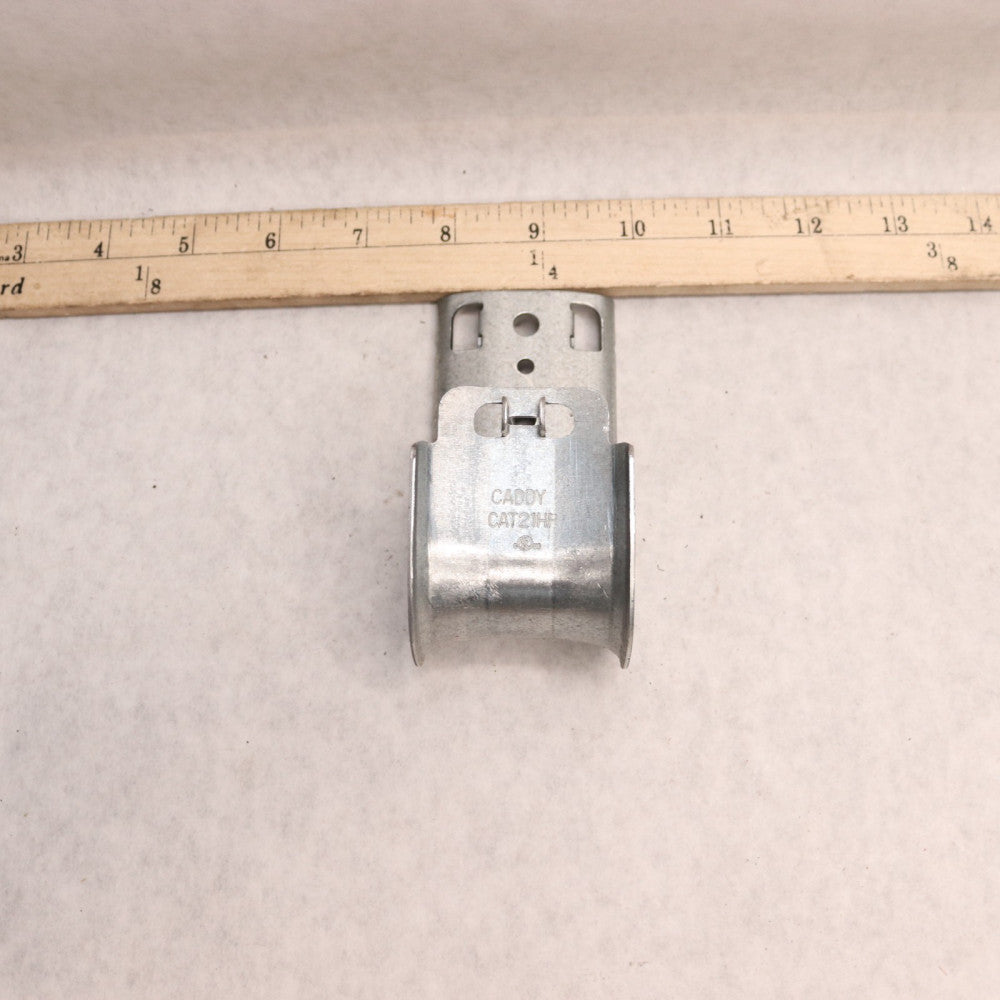 Caddy J-Hook Hammer-On Flange Mount Beam Clamp Cable Hanger Steel Silver CAT21HP