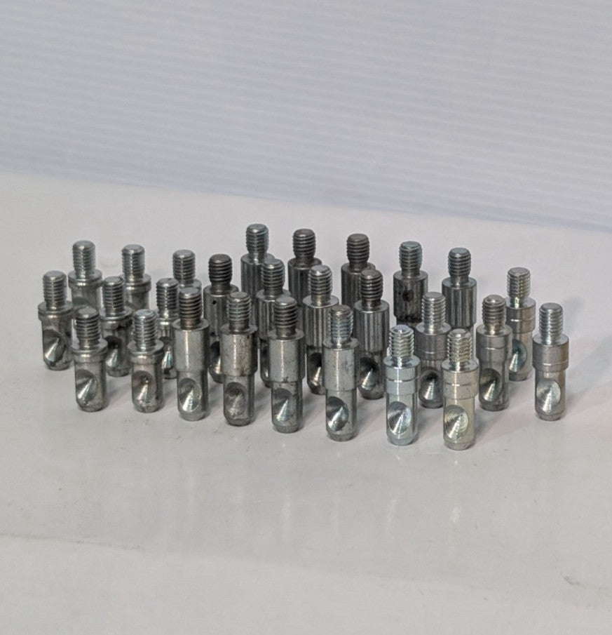 Lot of 25+ Asstd Metal Threaded Anchor Screw Fittings Industrial Assy Connectors