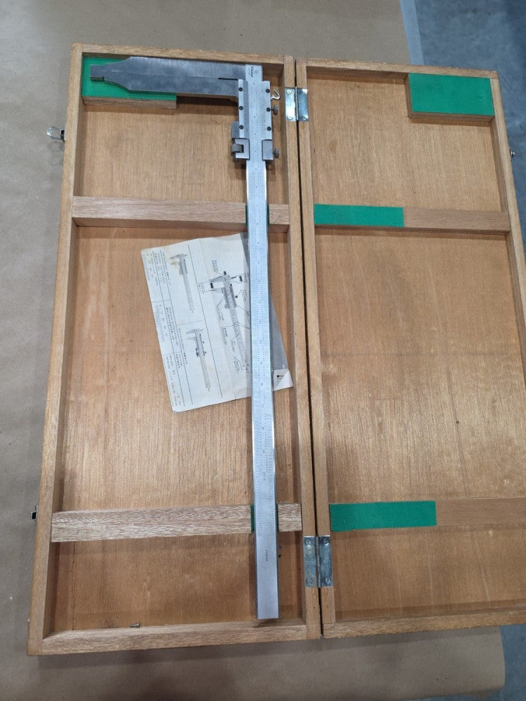 Mitutoyo 534-118 Long Jaw Vernier Caliper 20" Machinists 