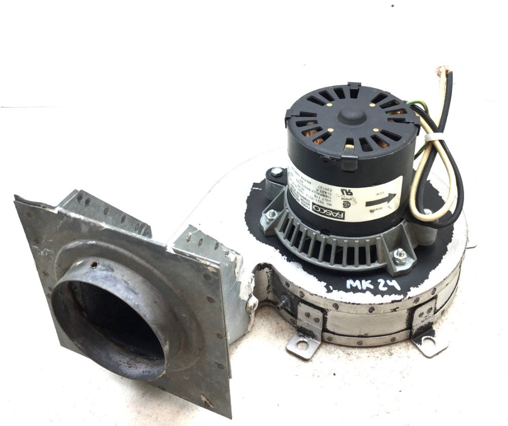 FASCO 7021-7713 Draft Inducer Blower Motor Assembly 1006168 used #MK24