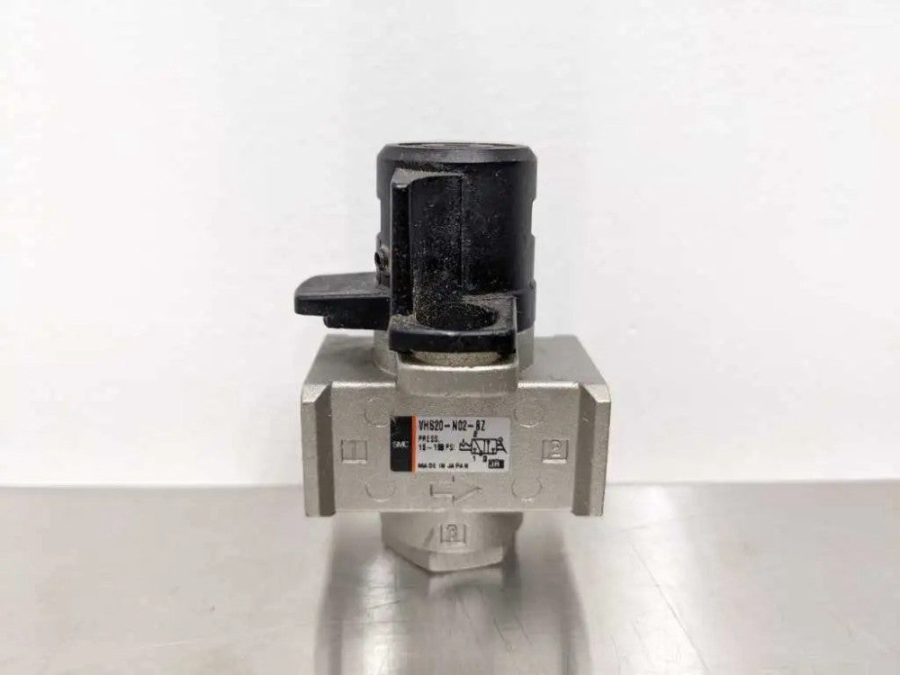 SMC VHS20-N02-BZ Lockout Tagout Valve 15-150 PSI, 1/2" OSHA