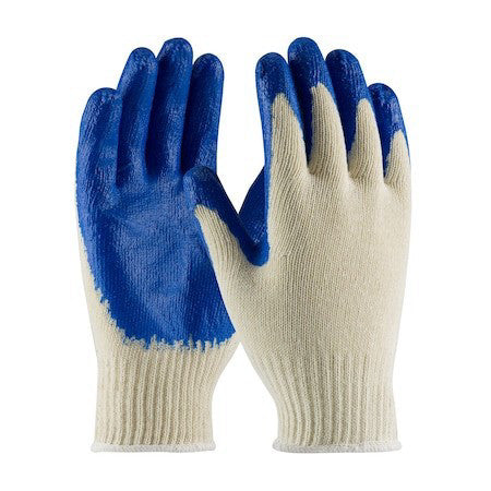 Pip 39-C122/L Coated Gloves, Latex, Smooth, Palm, 2 Abrasion Level, Beige, L 12