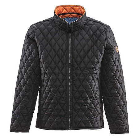 Refrigiwear 8705Rblklar Unisex Black Polyester Jacket Size L