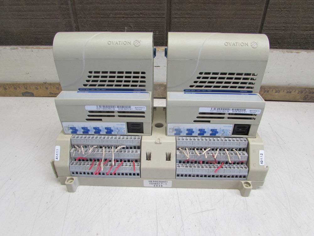 2-OVATION 5X00070G04 , & 2-1C31116G04, ANALOG INPUTS w/BASE, TAKEOUT MAKE OFFER!