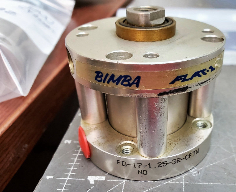 Bimba Flat-1 FD-170 Pneumatic Air Cylinder 1.25” Stroke USED [OF41]