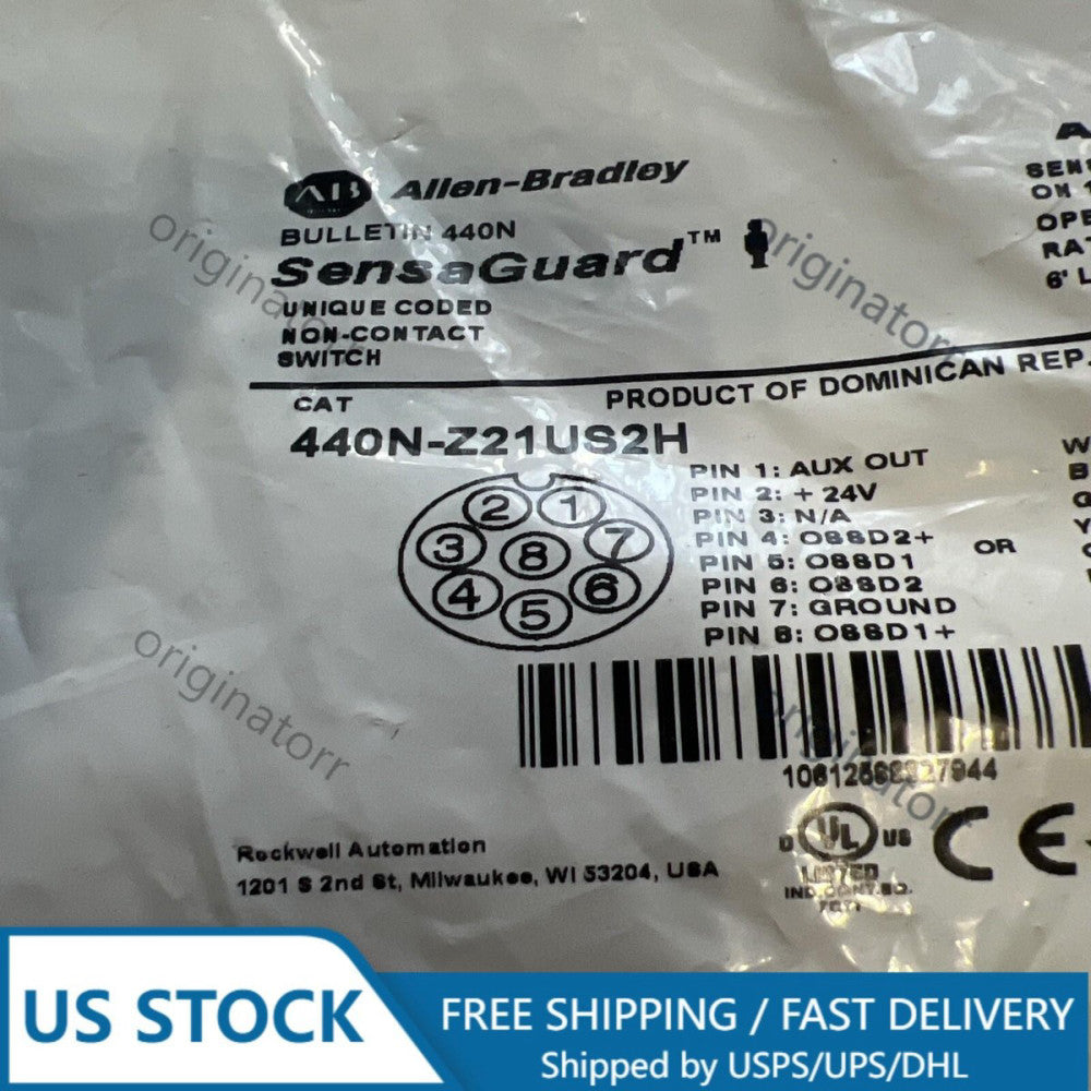 AB 440N-Z21US2H SENSA GUARD NON-CONTACT SWITCH NEW AB 440NZ21US2H US Free Tax