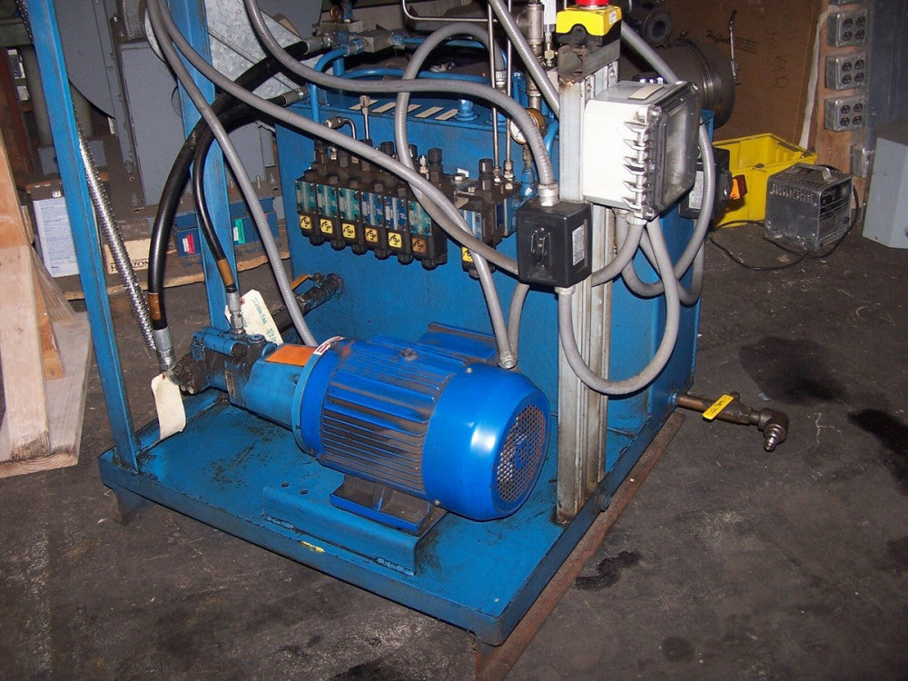 NACHI NORMAN 3 HP HYDRAULIC PUMPING UNIT PVS-1B-22N3-E13  6 GPM 700 PSI MAX 