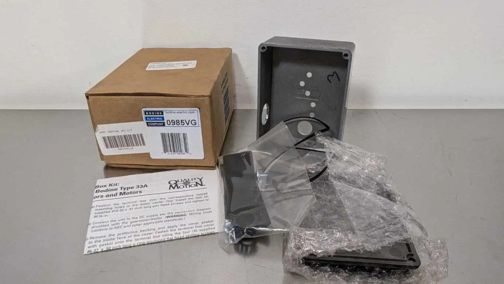 Bodine 0985VG Terminal Box Kit 33A & 42A Gearmotors