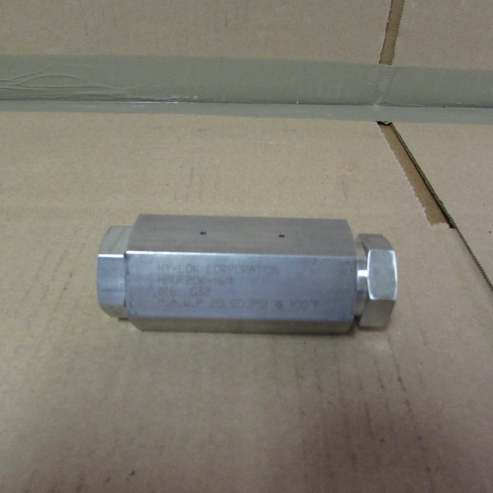HY-LOK, HPUF20K-16M, 316SS 1" UNION COUPLING, SLIP TYPE, 20K PSI, MAKE OFFER!!