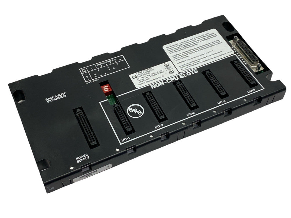 GE Fanuc IC693CHS398H 5-Slot Expansion Base EMI Enhanced