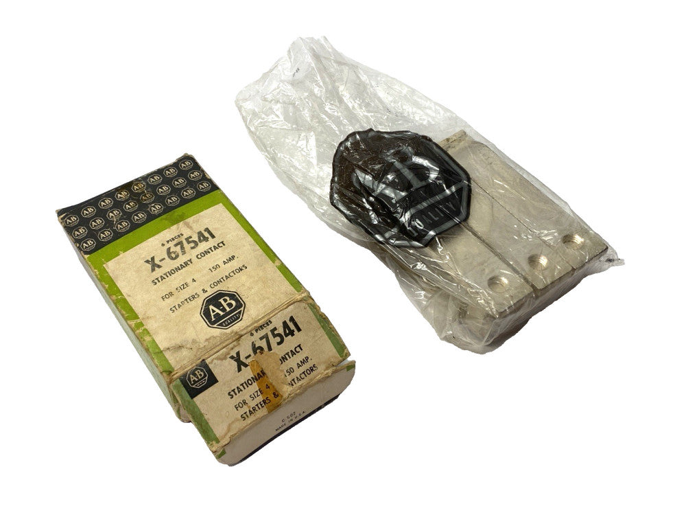 Allen Bradley X-67541 Stationary Contact for Size 4 150A LOT OF 6