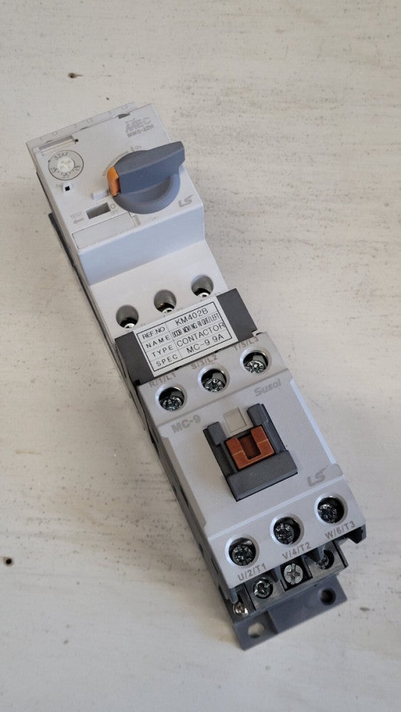 LS MEC MMS-32H Manual Motor Controller 1.6-2.5A w/ MC-9 Contactor KM402B